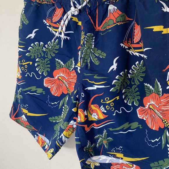 Qike Tribe Men's Patterned Swim Trunks - Picture 4 of 6